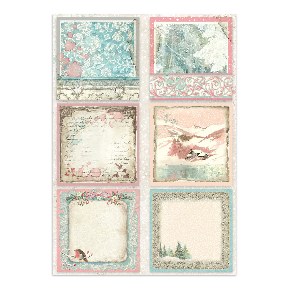 Printed Art Junk Journal Focus Points For Art And Craft A5 - Winter Magic
