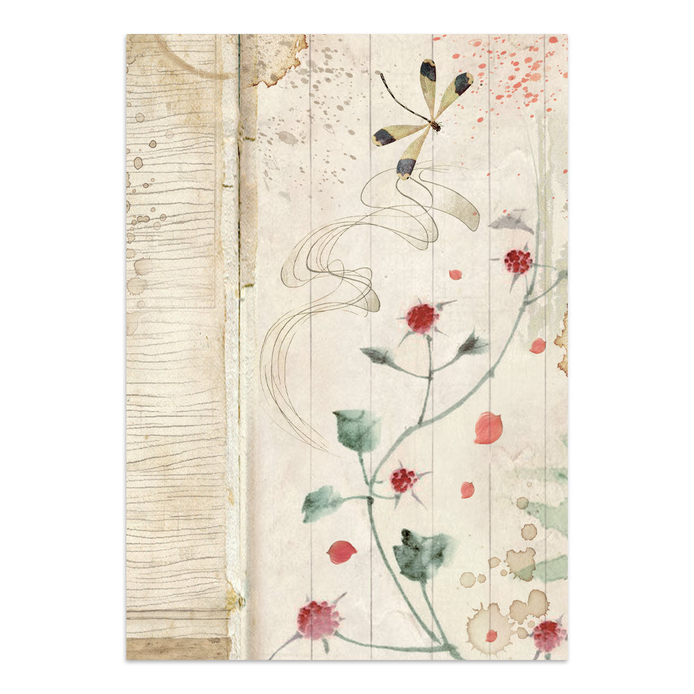 Printed Art Junk Journal Focus Points For Art And Craft A5 - Oriental Garden