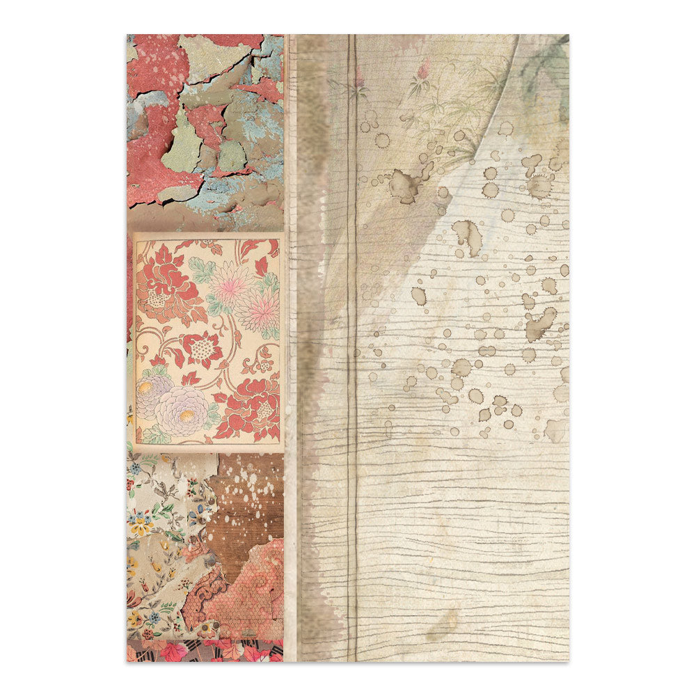Printed Art Junk Journal Focus Points For Art And Craft A5 - Oriental Garden