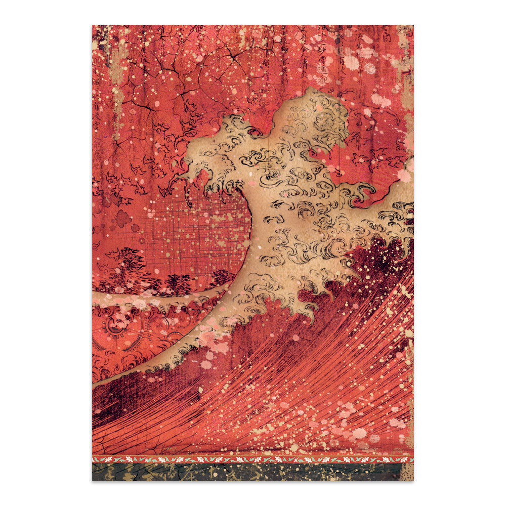 Printed Art Junk Journal Focus Points For Art And Craft A5 - Oriental Garden