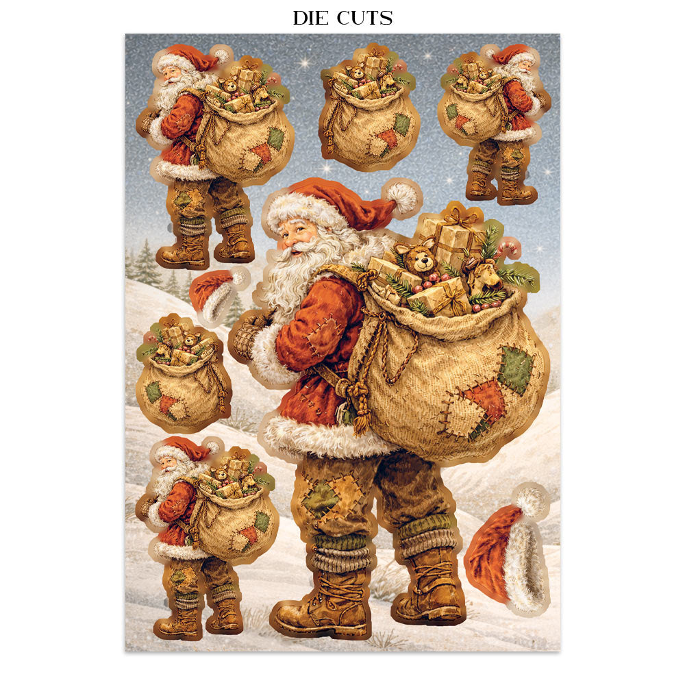 Printed Art Junk Journal Focus Points For Art And Craft A5 - Silent Night