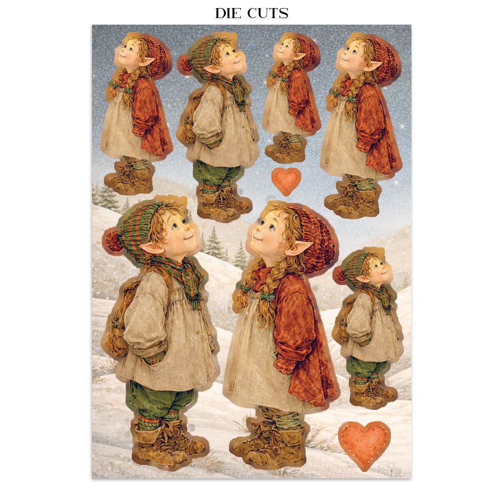 Printed Art Junk Journal Focus Points For Art And Craft A5 - Silent Night