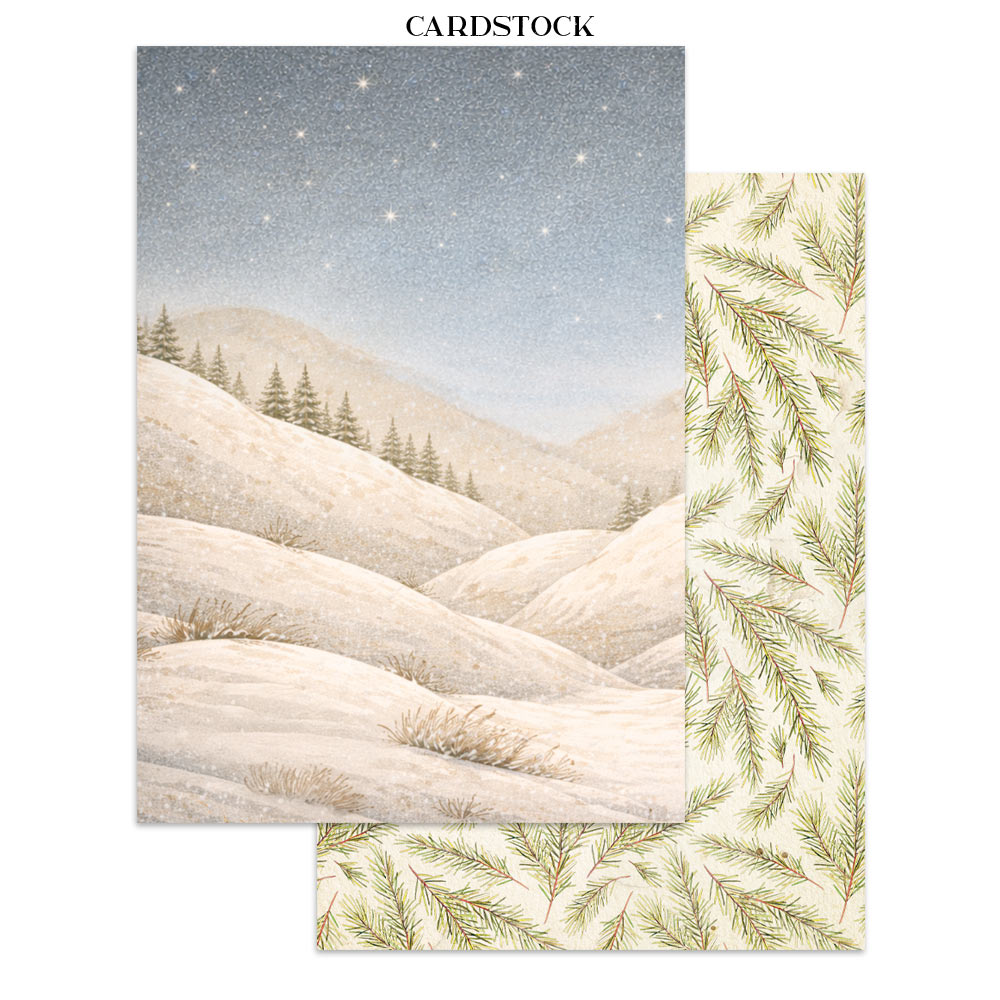 Printed Art Junk Journal Focus Points For Art And Craft A5 - Silent Night