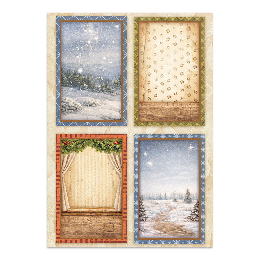 Printed Art Junk Journal Focus Points For Art And Craft A5 - Silent Night