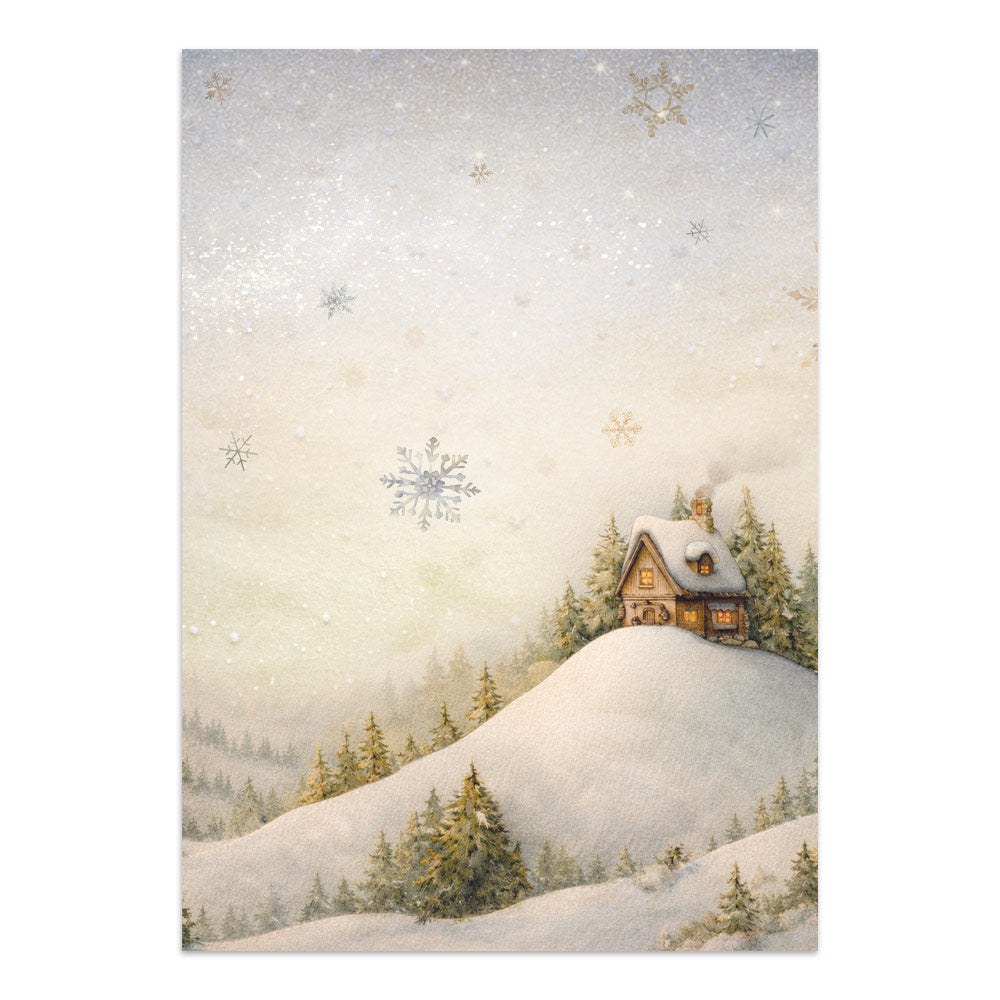 Printed Art Junk Journal Focus Points For Art And Craft A5 - Silent Night