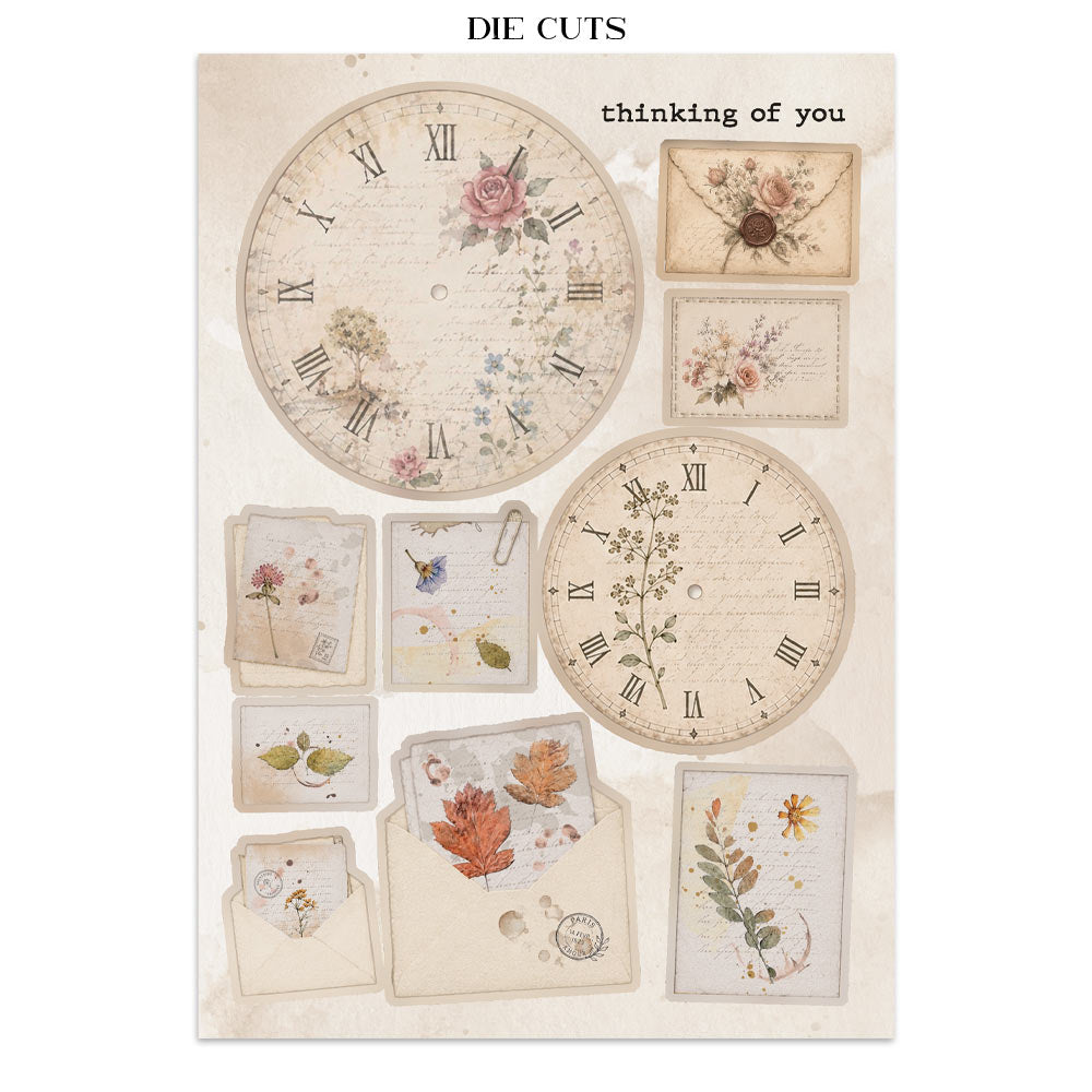 Printed Art Junk Journal Focus Points For Art And Craft A5 - Flowers And Poems