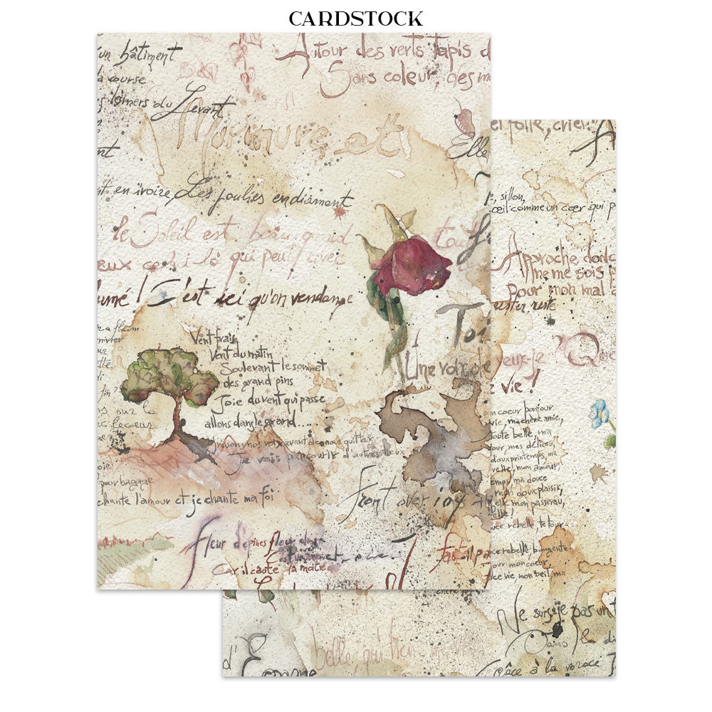 Printed Art Junk Journal Focus Points For Art And Craft A5 - Flowers And Poems