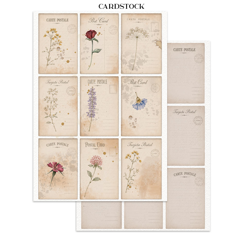Printed Art Junk Journal Focus Points For Art And Craft A5 - Flowers And Poems