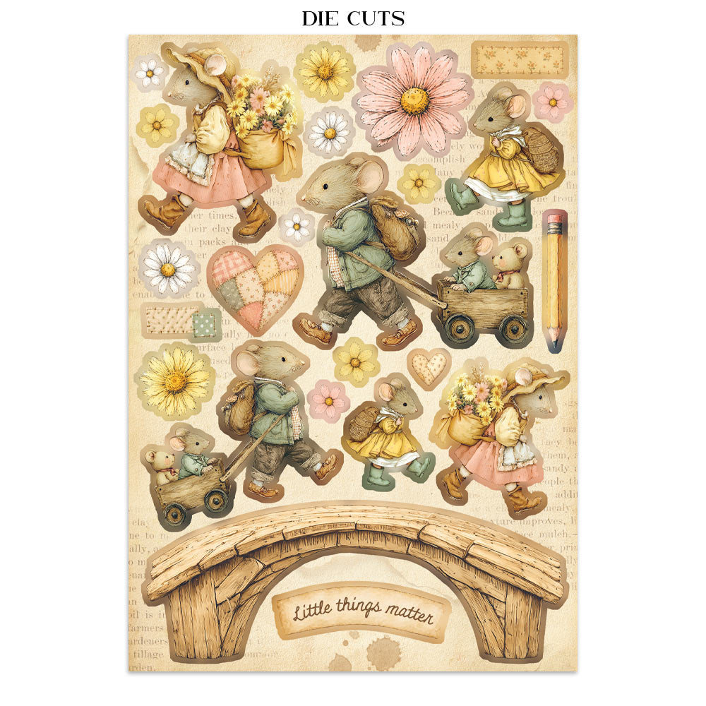 Printed Art Junk Journal Focus Points For Art And Craft A5 - Cozy Family