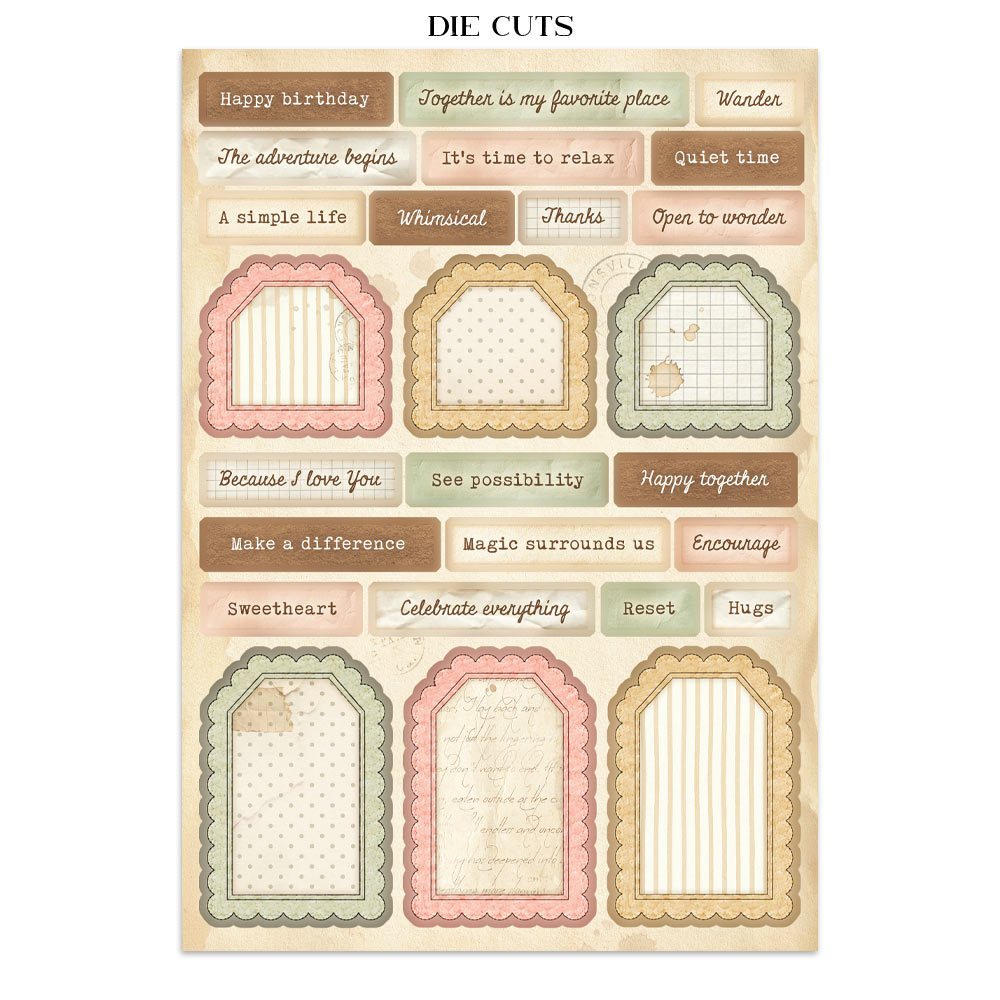 Printed Art Junk Journal Focus Points For Art And Craft A5 - Cozy Family