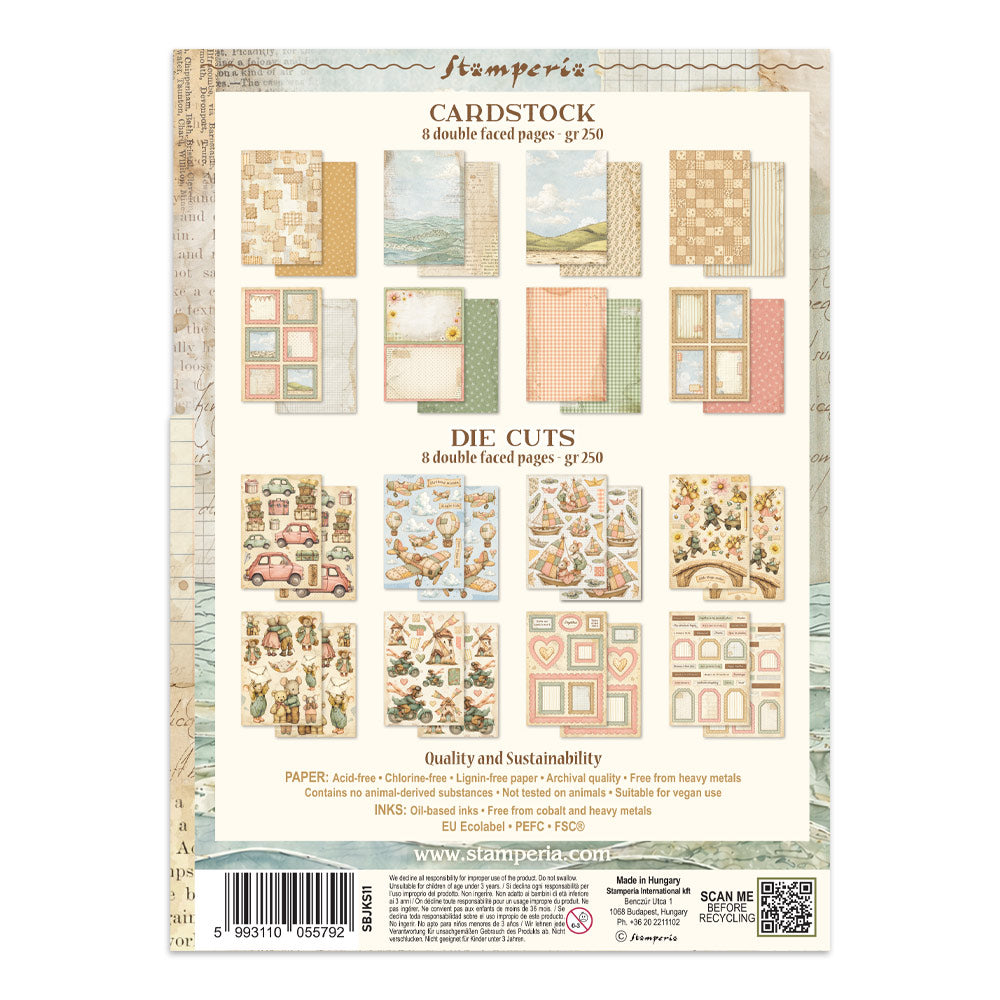 Printed Art Junk Journal Focus Points For Art And Craft A5 - Cozy Family