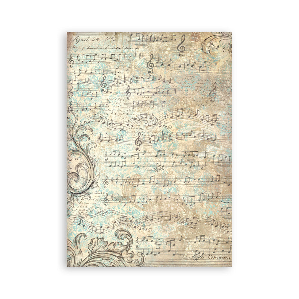 Printed Washi Pad For Art And Craft A5 8 Sheets - Symphony