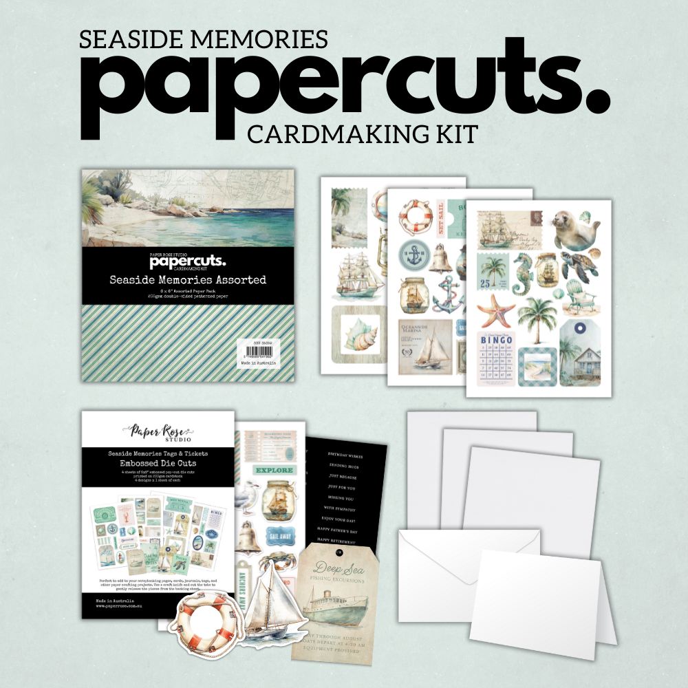 Seaside Memories Papercuts Cardmaking Kit 35359