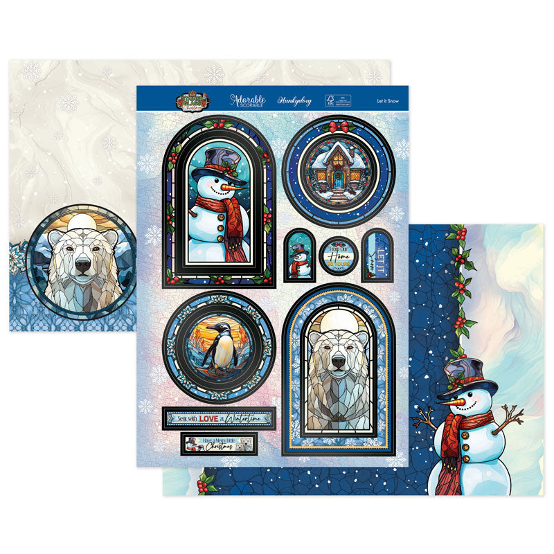 Let It Snow Luxury Topper Set