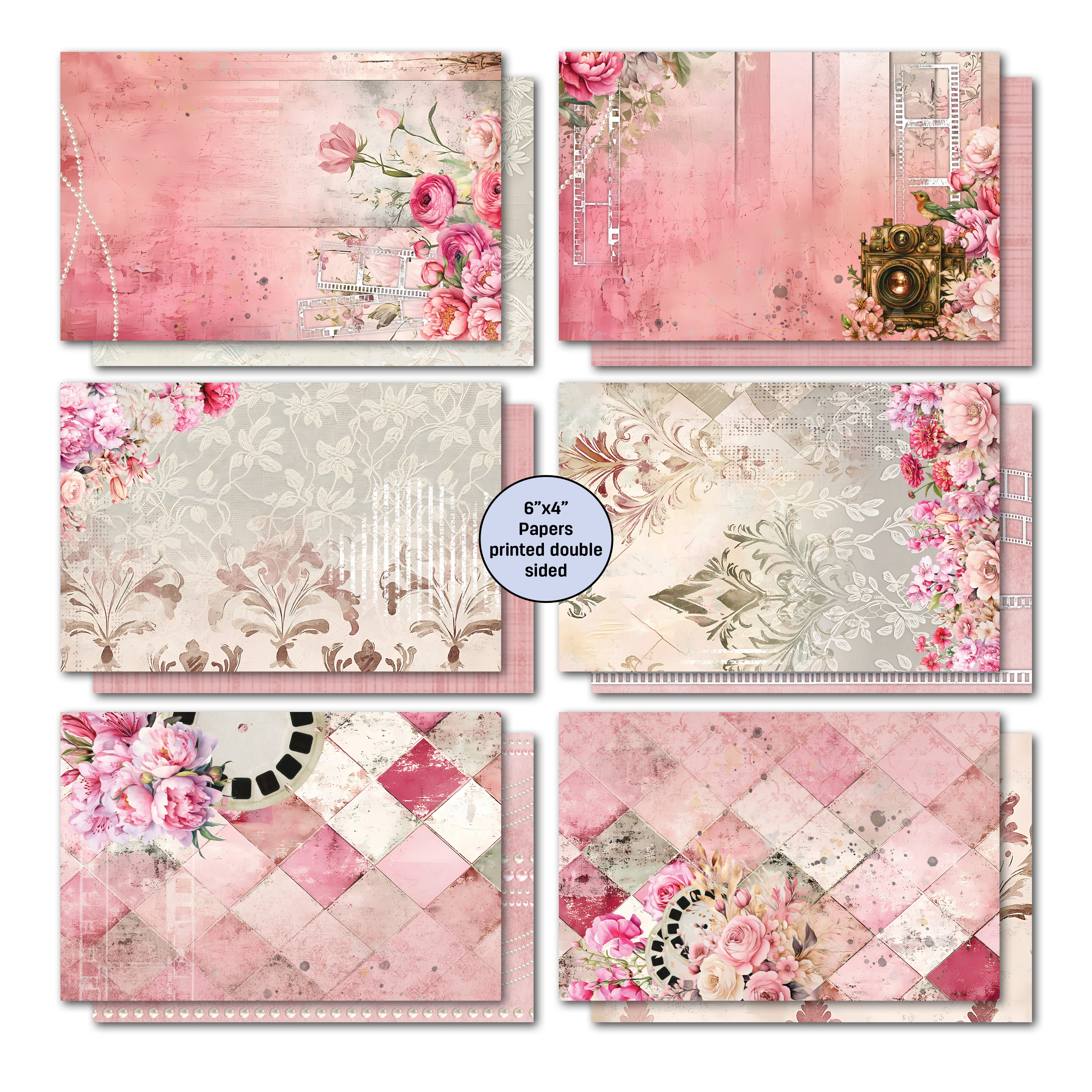 3Quarter Designs Shutter Glam 6x4 Card Pack