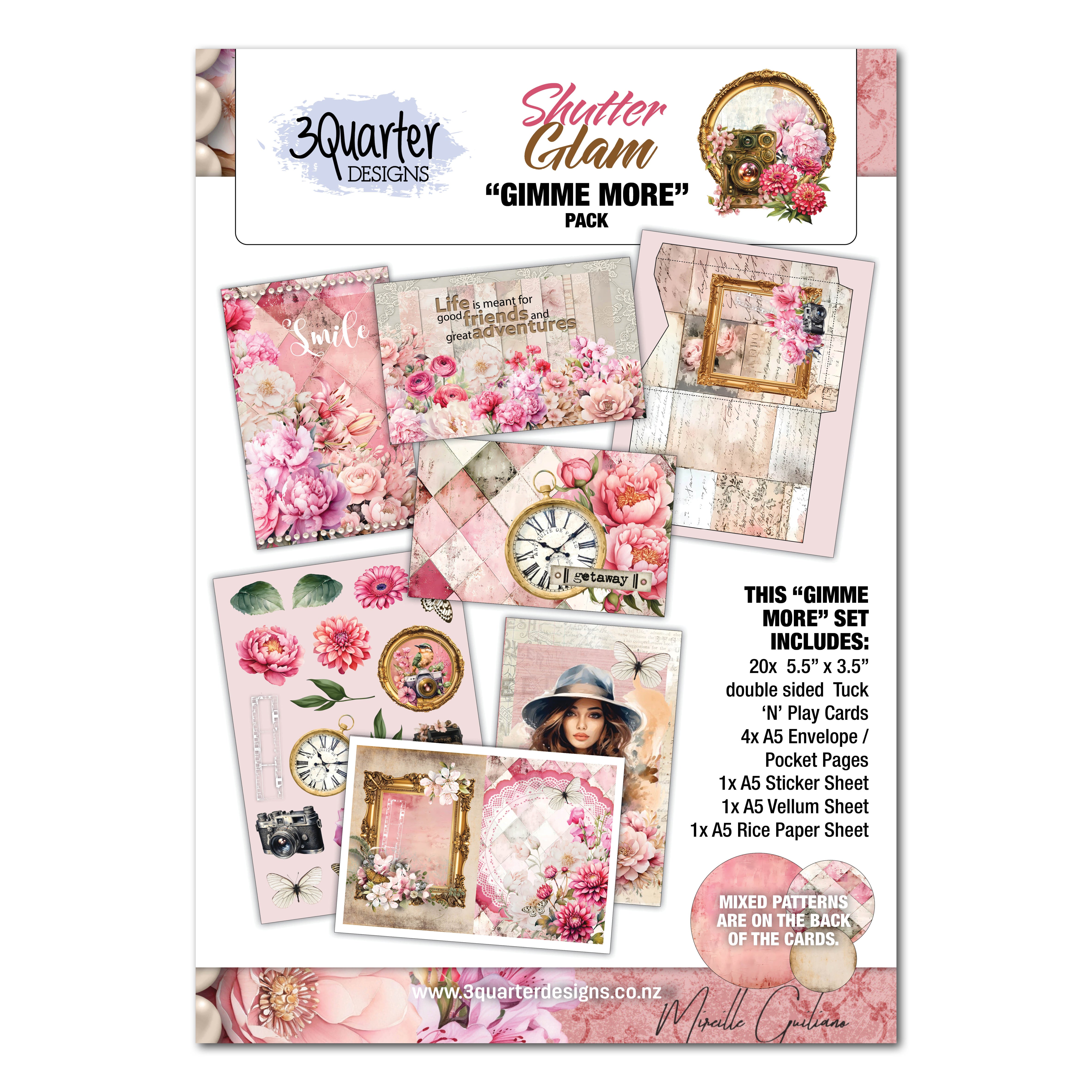 3Quarter Designs Shutter Glam - Gimme More Pack