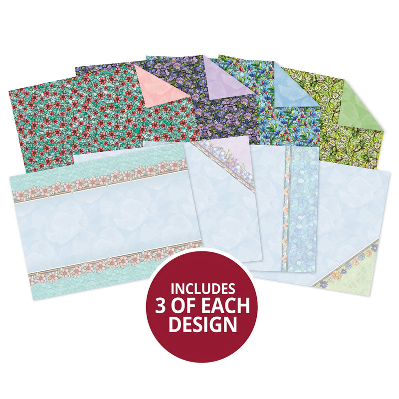 Stained Glass Wonderful Wildlife Luxury Card Inserts & Papers