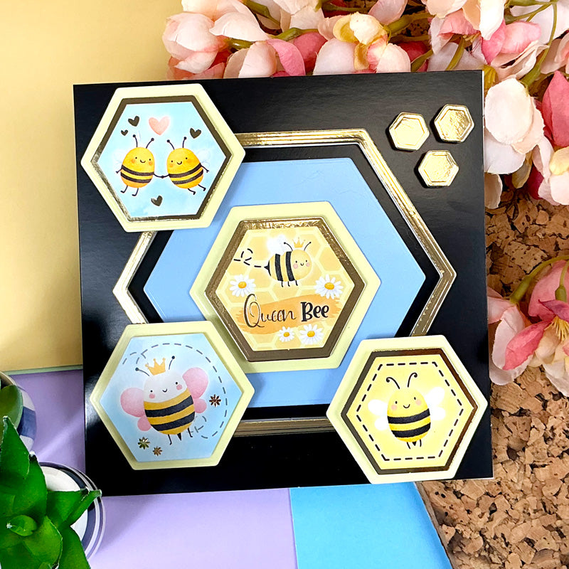 Shaped Aperture Cards - 6" x 6" Coloured Megabuy