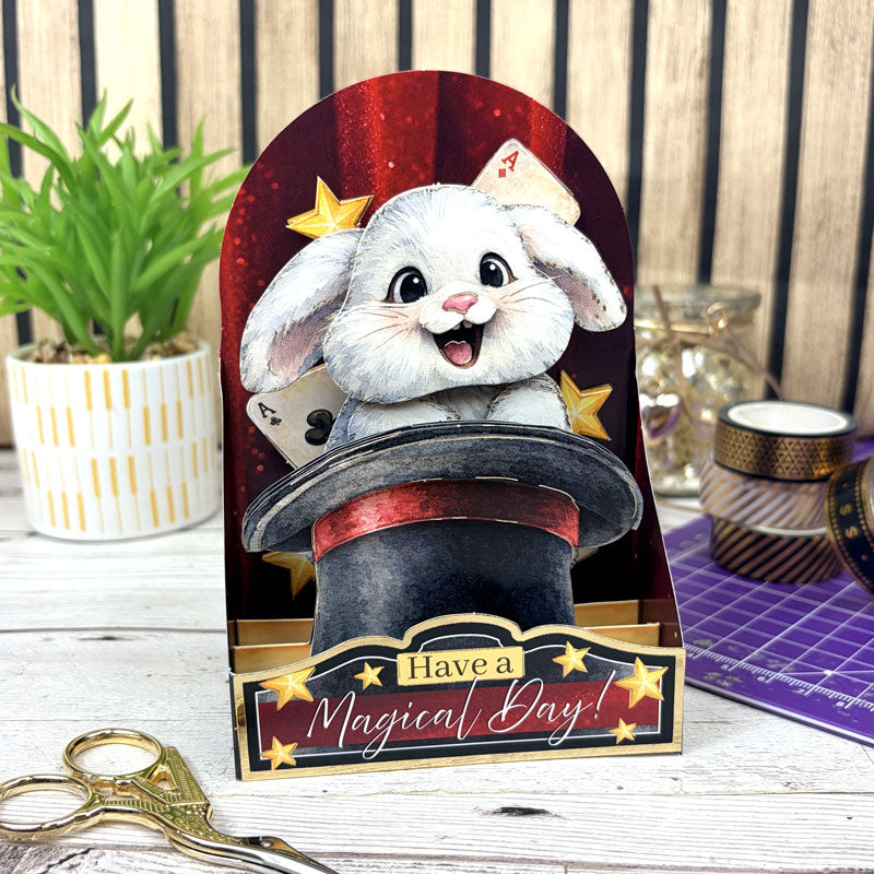 Side-Pop Stepper Cards - Set 1 - Gold