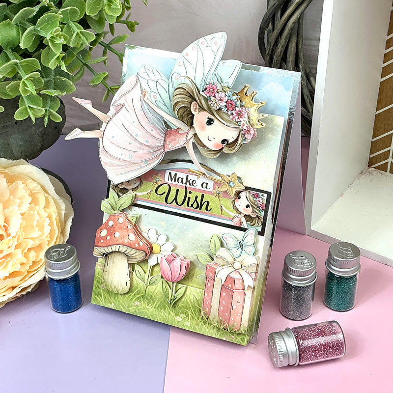 Side-Pop Stepper Card - Make a Wish