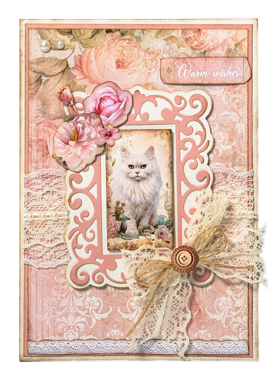 SL Designer Paper Pad Background Paper A Cat's Secret 36 Sheets