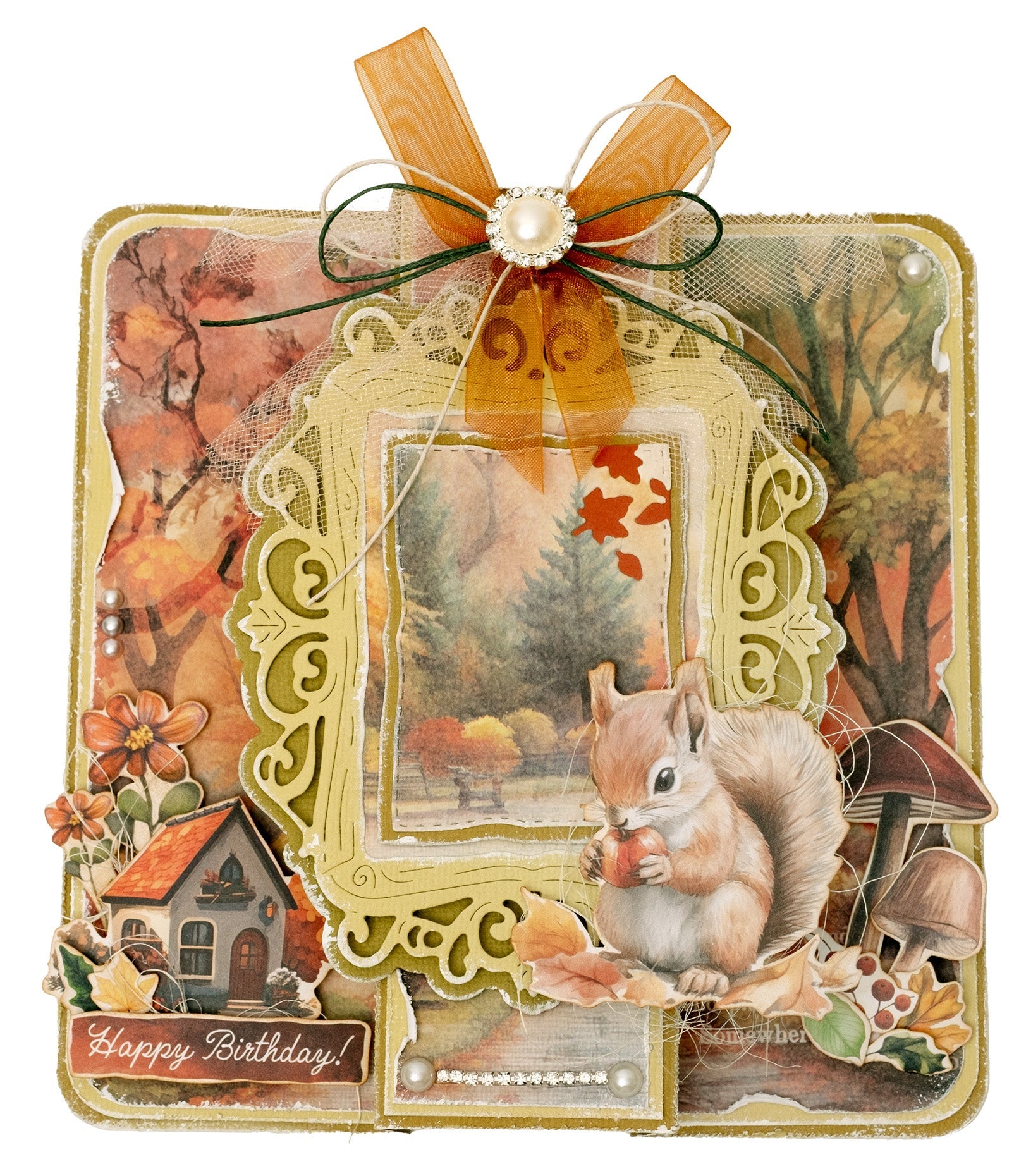 SL Paper Elements Leaves, Animals & Houses Charming Autumn 108 Pieces