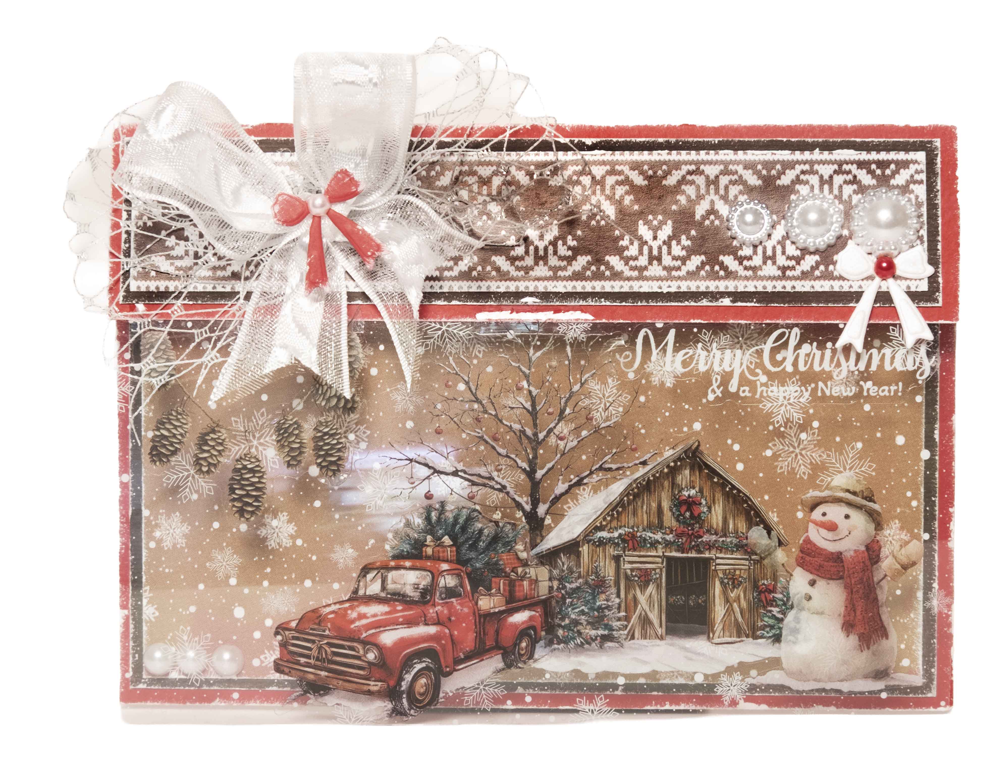 SL Clear Stamps Warm Holiday Wishes Cottage Christmas