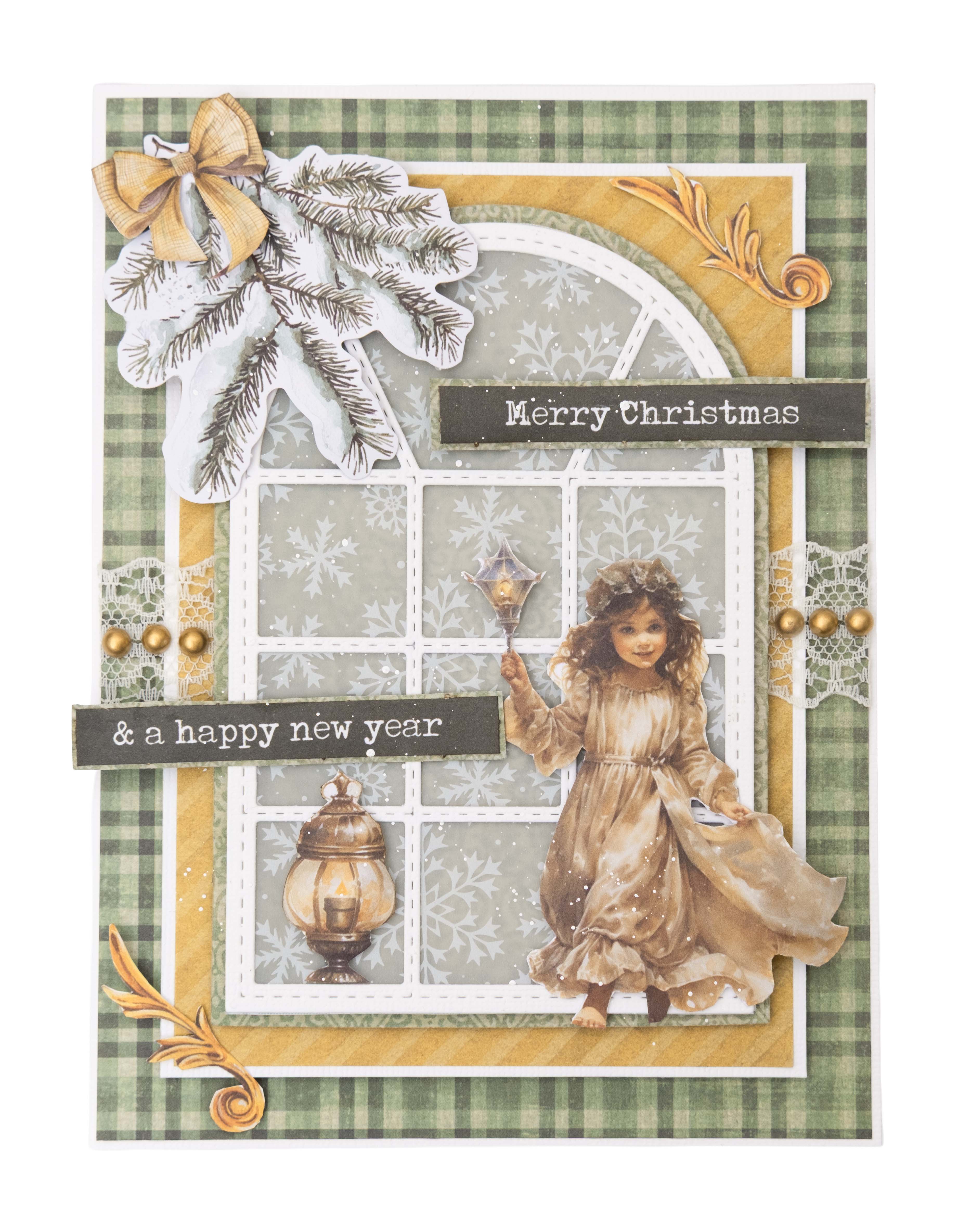 SL Cutting Dies Window Shape Christmas Forest 2 Pieces