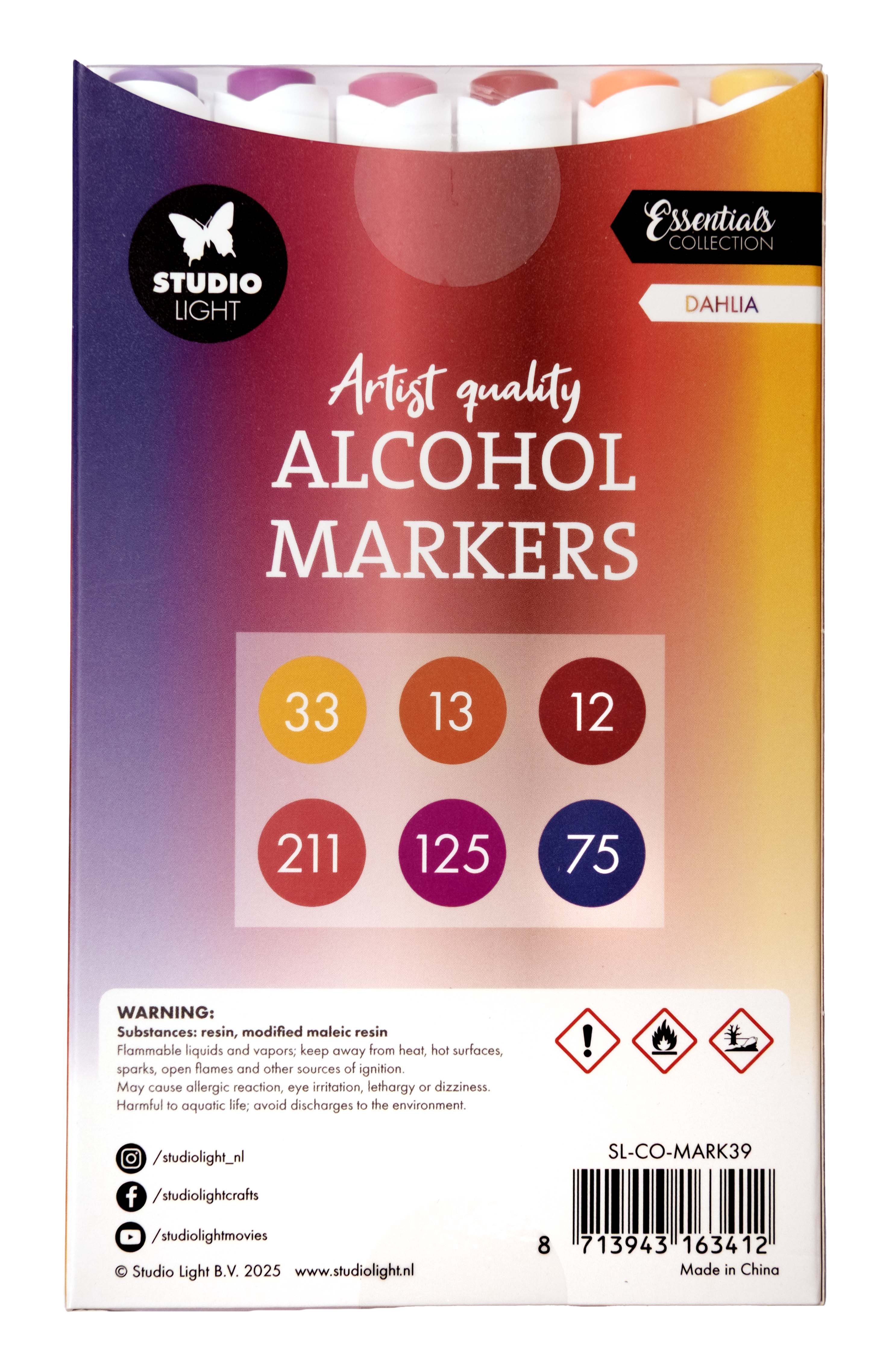 Studio Light Alcohol Ink Markers