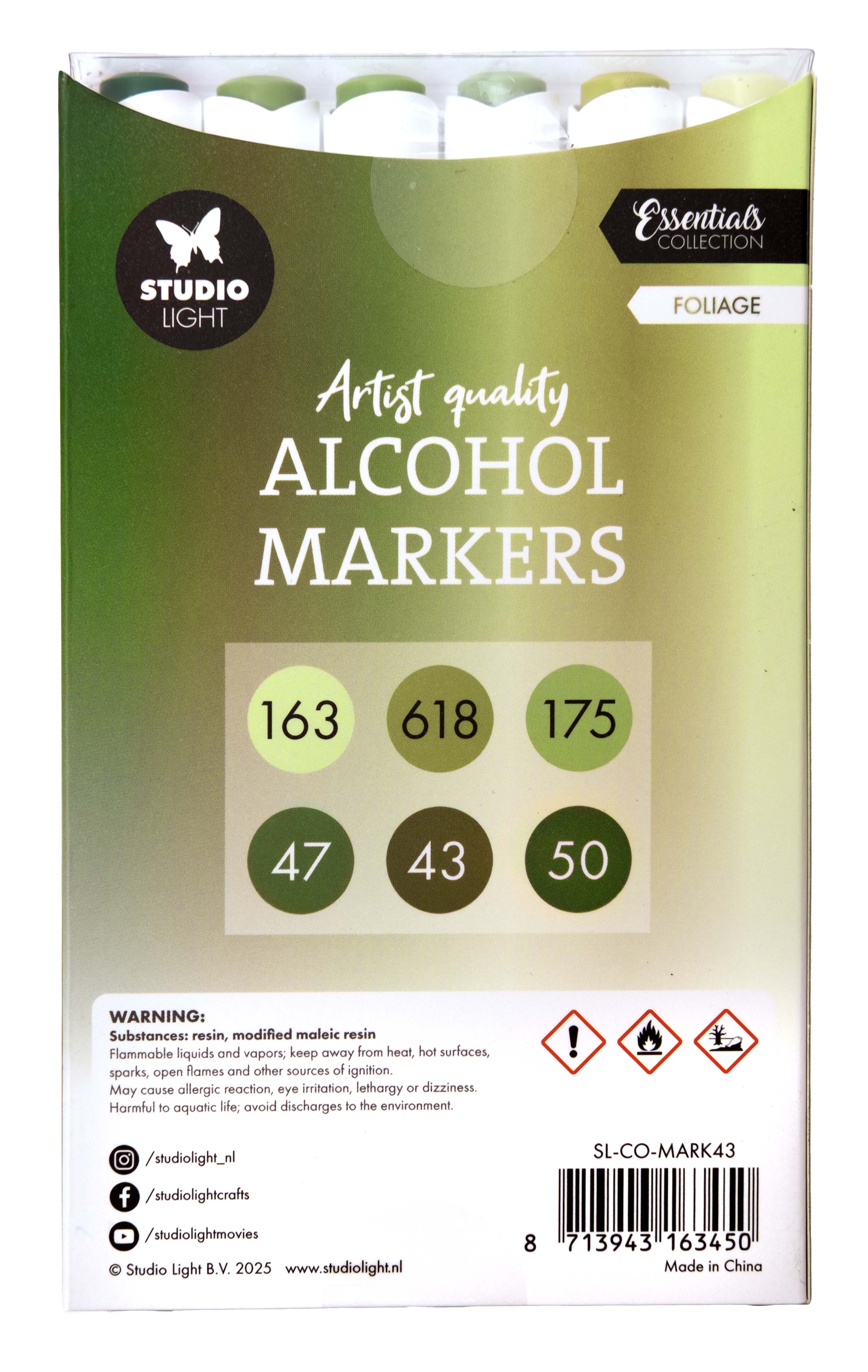 Studio Light Alcohol Ink Markers