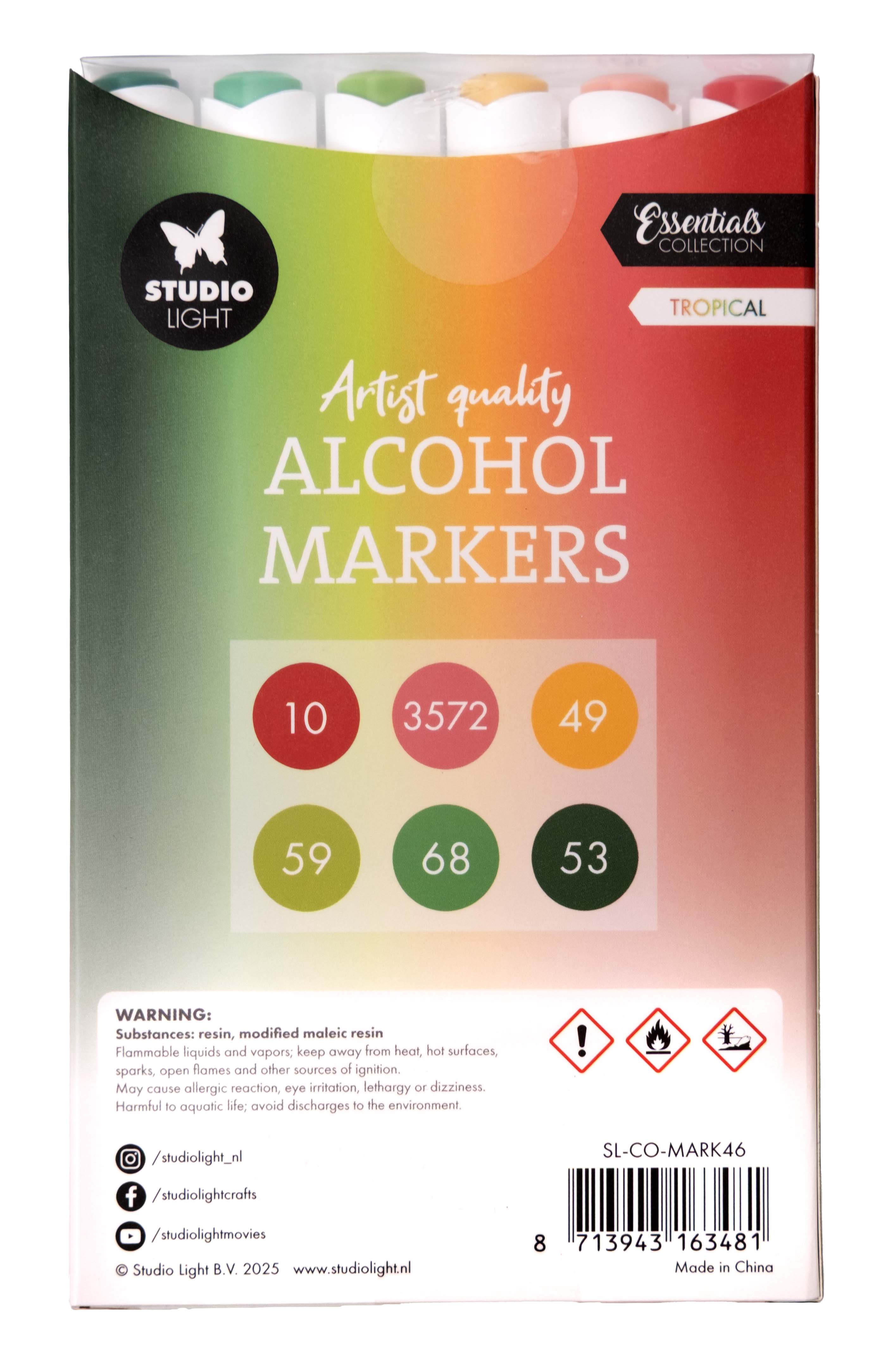 Studio Light Alcohol Ink Markers