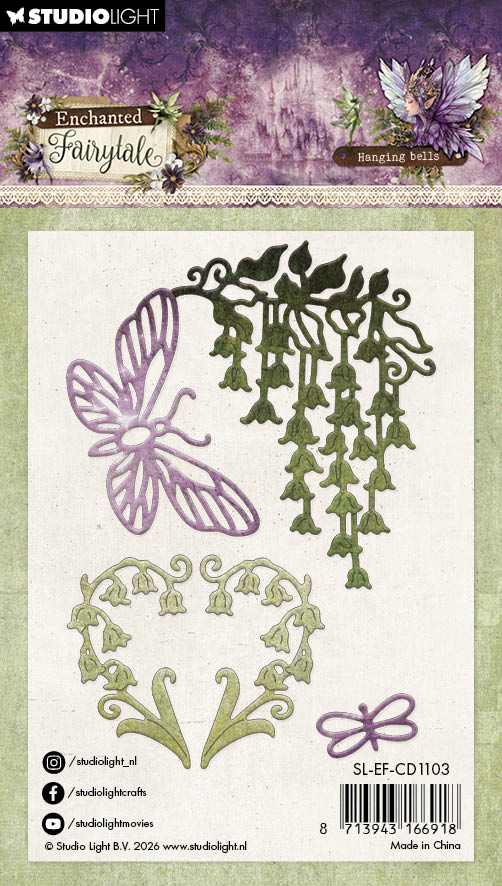 SL Cutting Dies Hanging Bells Enchanted Fairytale 5 Pieces