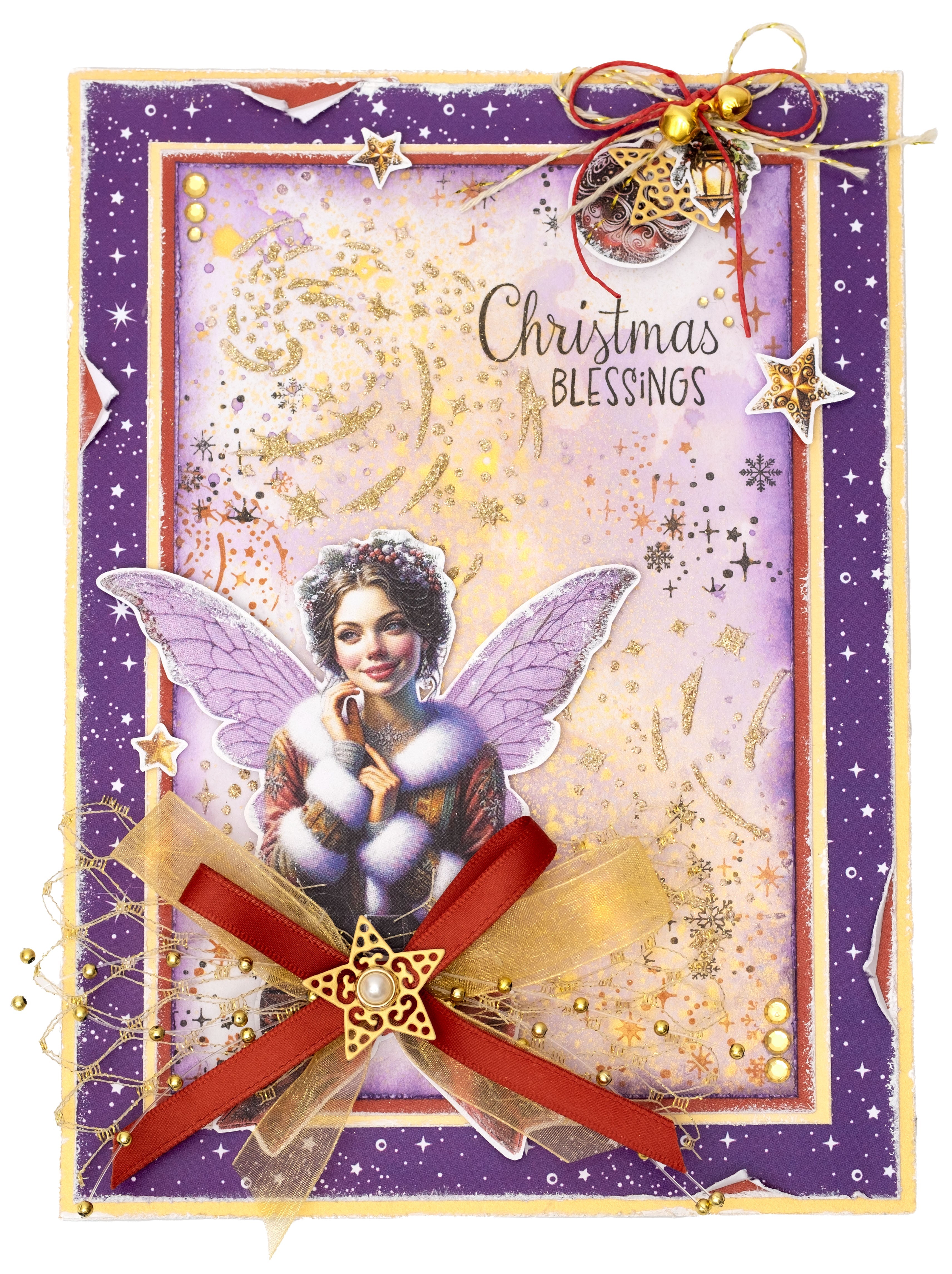 SL Pattern Paper Pad Fairy Christmas Essentials 36 Sheets