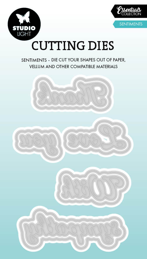SL Cutting Die Sentiment Essentials 77x86x1mm 10 Pieces