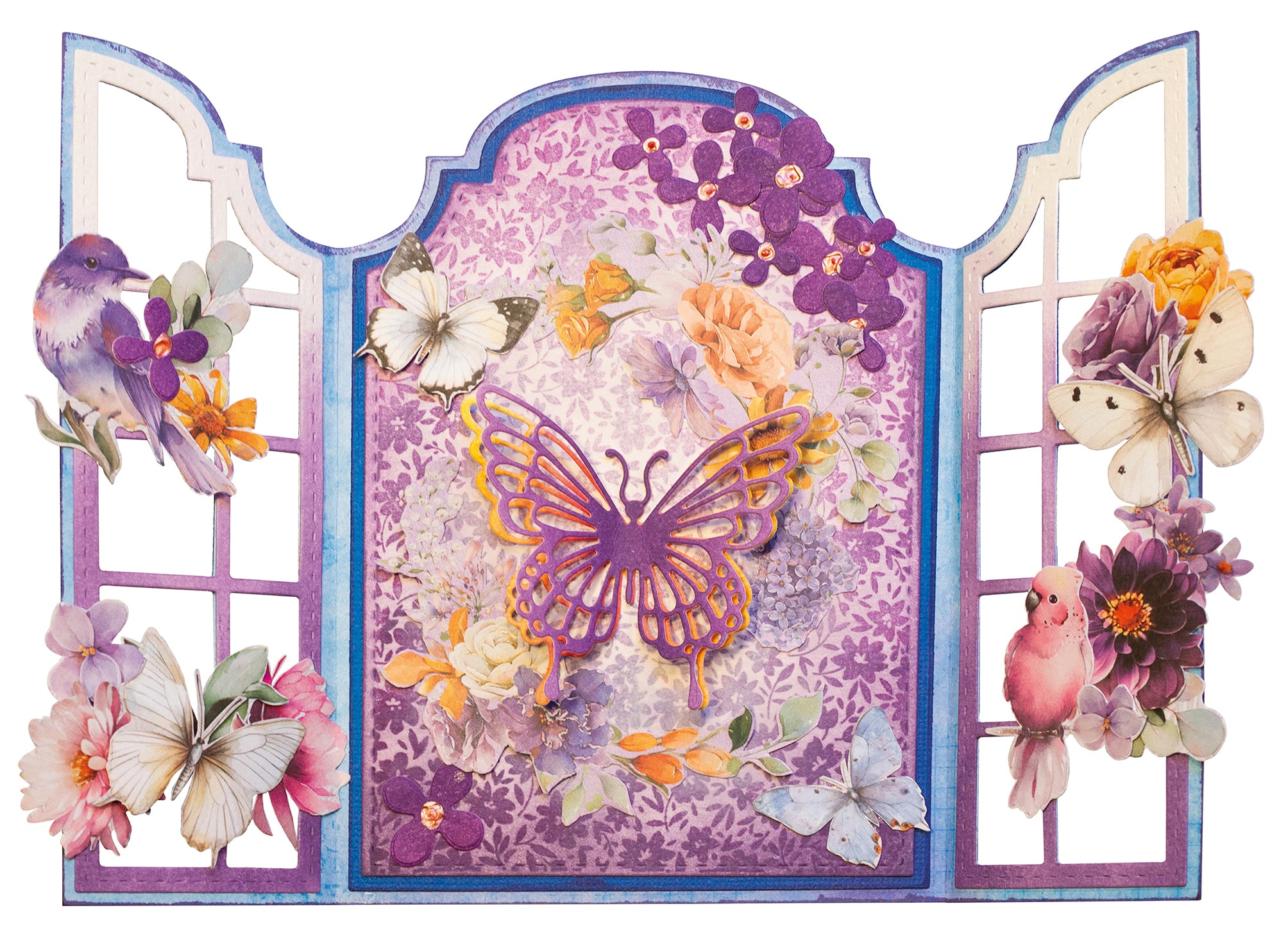 SL Die-Cut Paper Pad Butterflies Essentials 28 Sheets