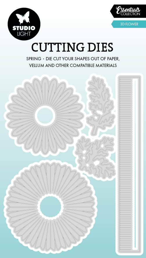 SL Cutting Die 3D Flowers Essentials 5 Pieces