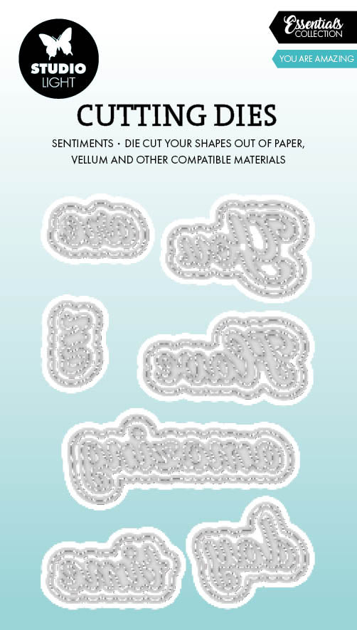 SL Cutting Die You Are Amazing Essentials 14 Pieces