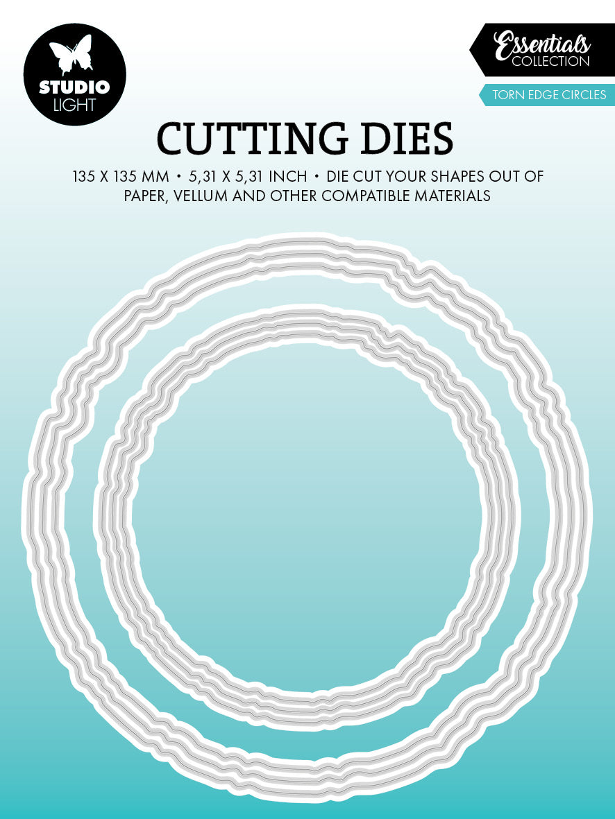 SL Cutting Die Torn Edge Circles Essentials 6 PC