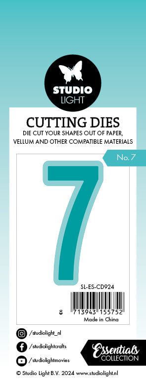 SL Cutting Die Number 7 Essentials 1 PC