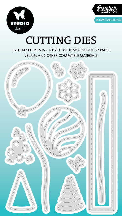 SL Cutting Die B-Day Balloons Essentials 13 PC