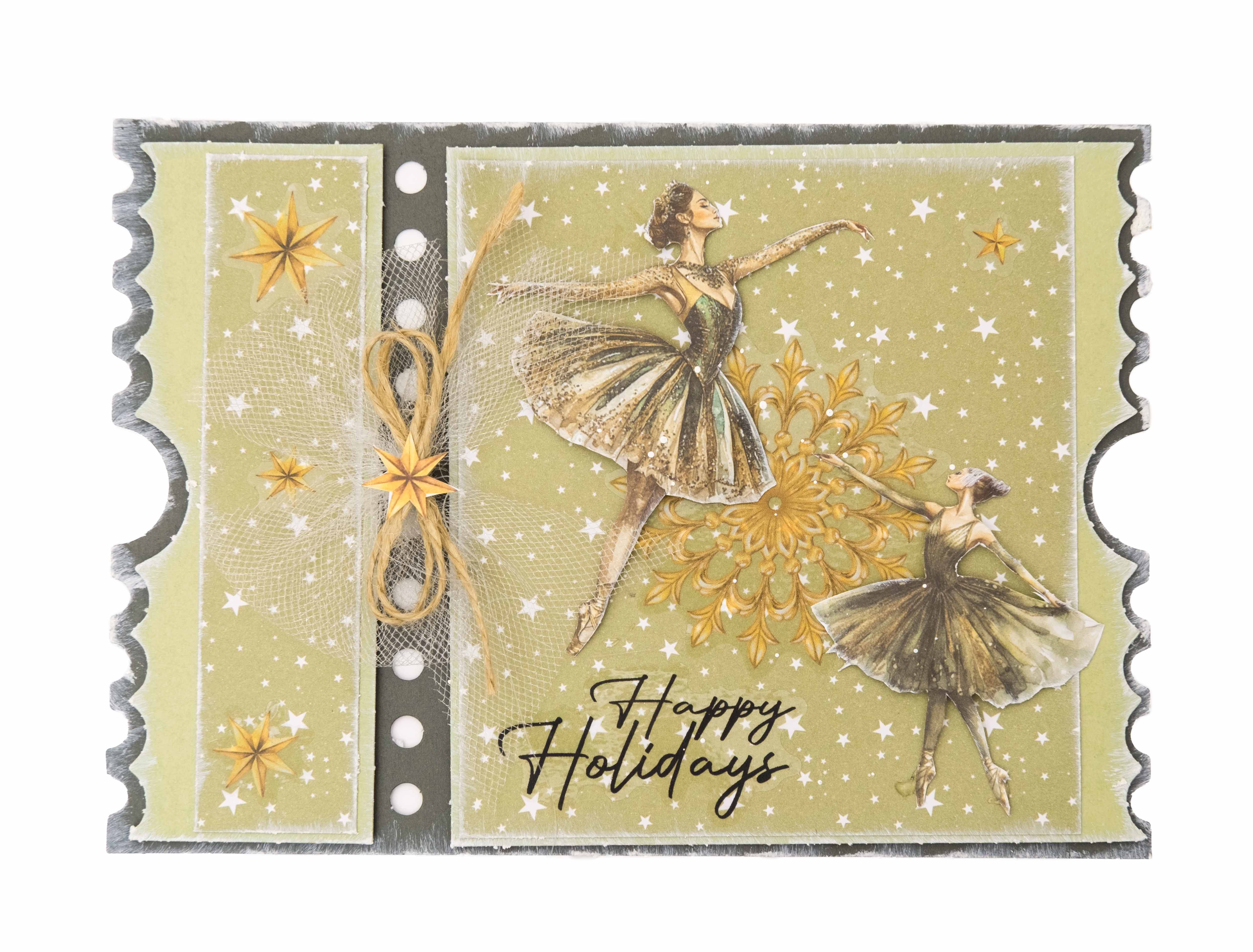 SL Card Making Pad Christmas Forest 127x178mm Essentials 20 Sheets