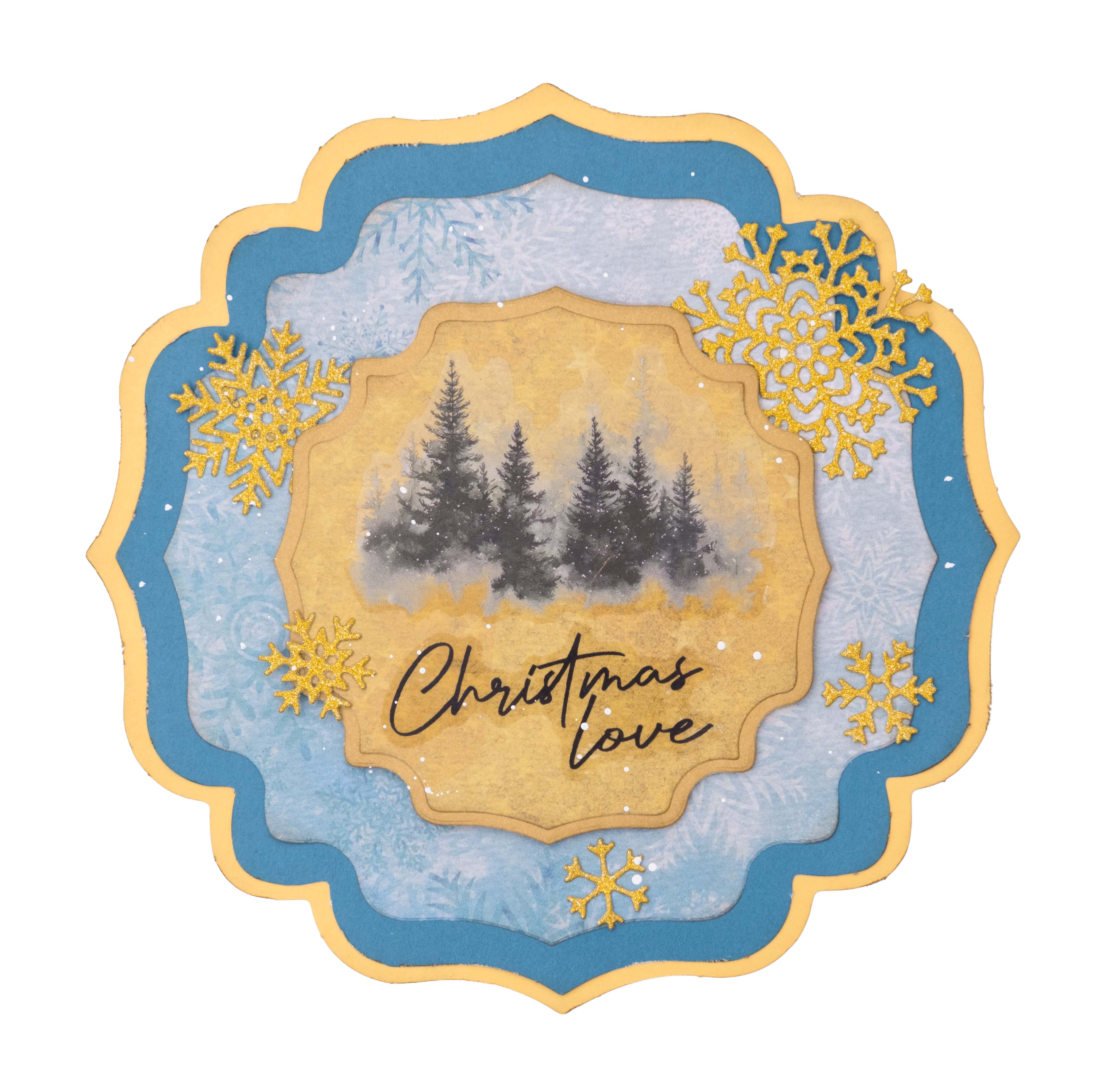 SL Transparent Stickers Elements & Texts Christmas Forest 5 Sheets