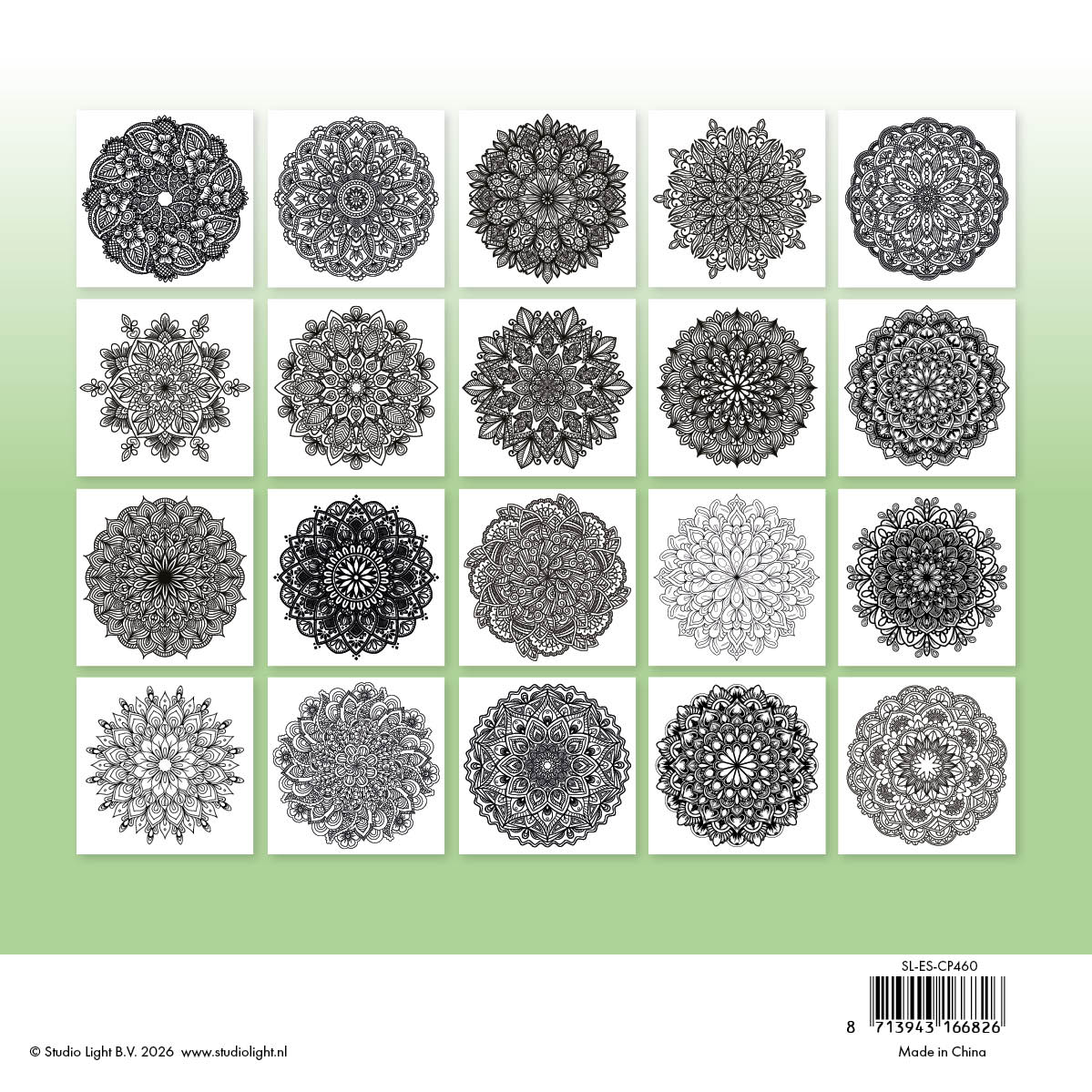 SL Coloring Pages Mandala Essentials 20 Sheets