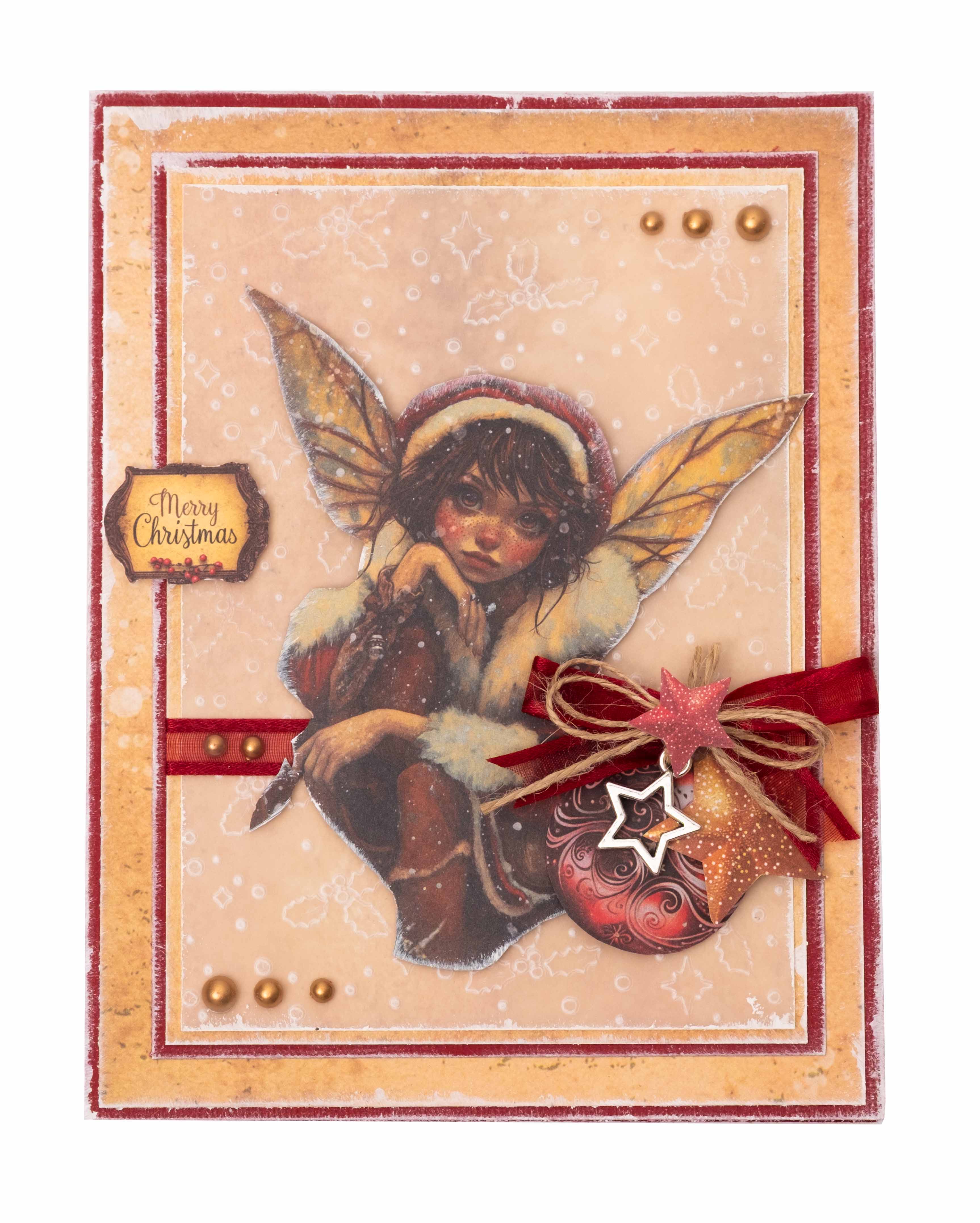 SL Die-Cut Paper Pad Fairy Christmas Essentials 28 Sheets