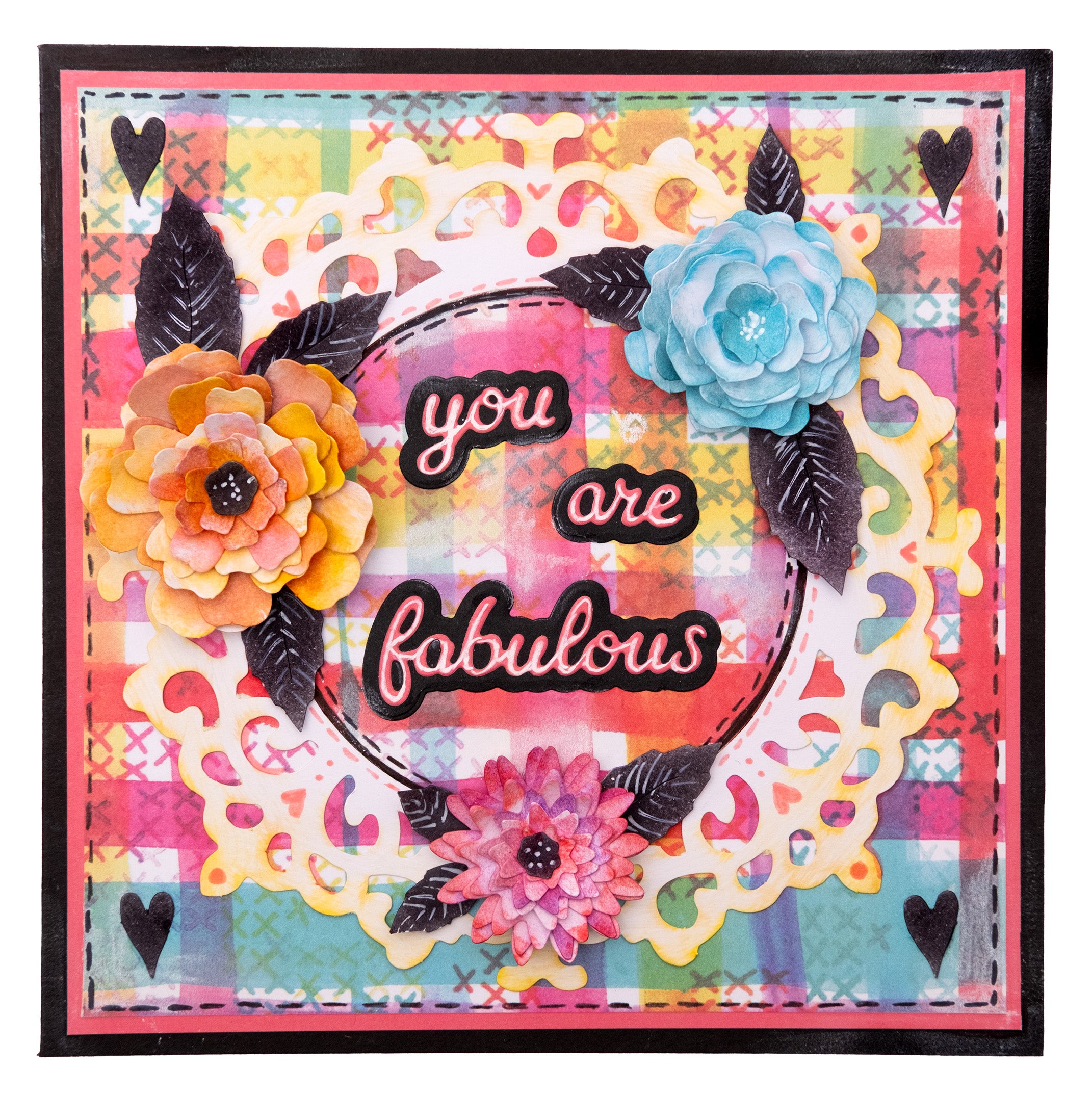 SL Die-Cut Paper Pad Rose & Petal Essentials 20 Sheets