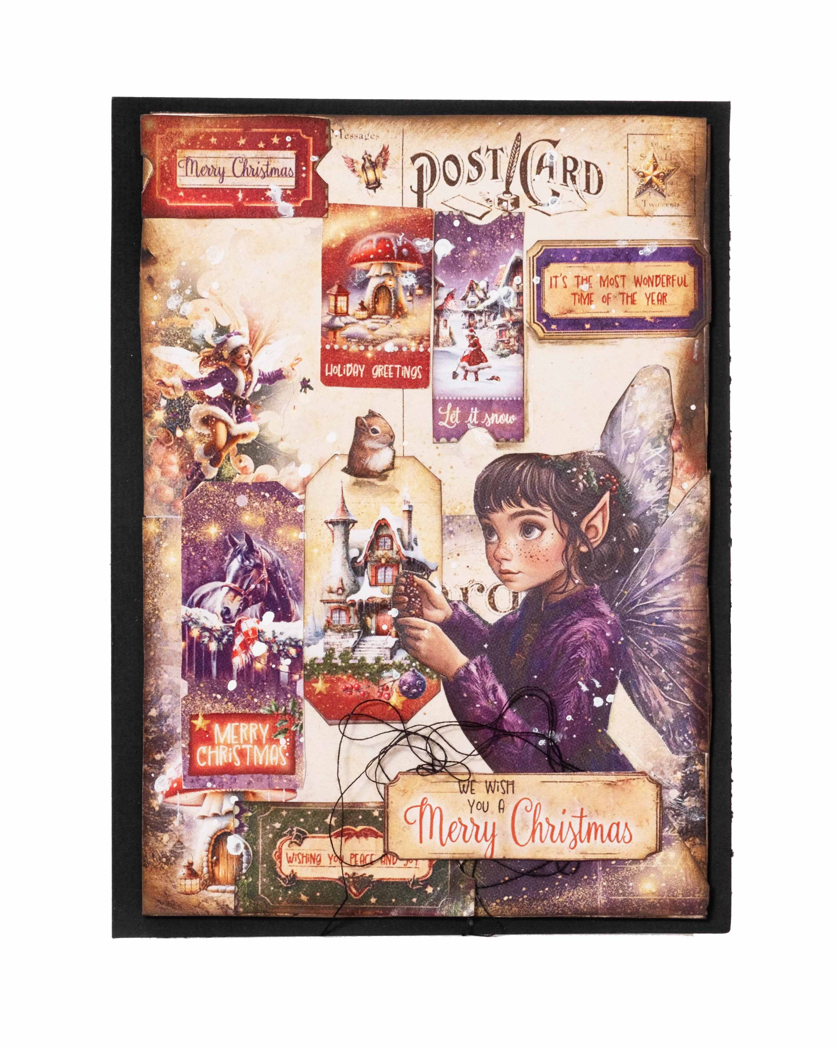 SL Mini Paper Pad Fairy Christmas Essentials 24 Sheets