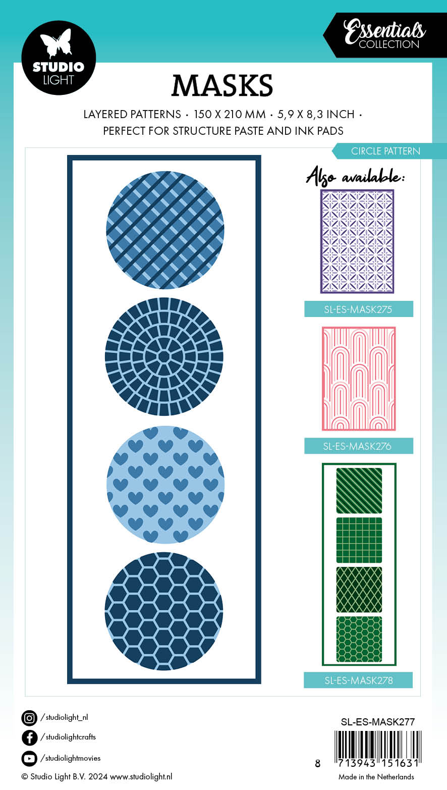 SL Mask Circle Pattern Essentials 1 PC