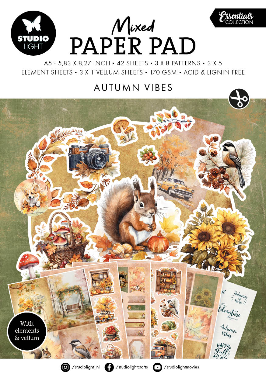 SL Mixed Paper Pad Autumn Vibes Essentials 42 SH