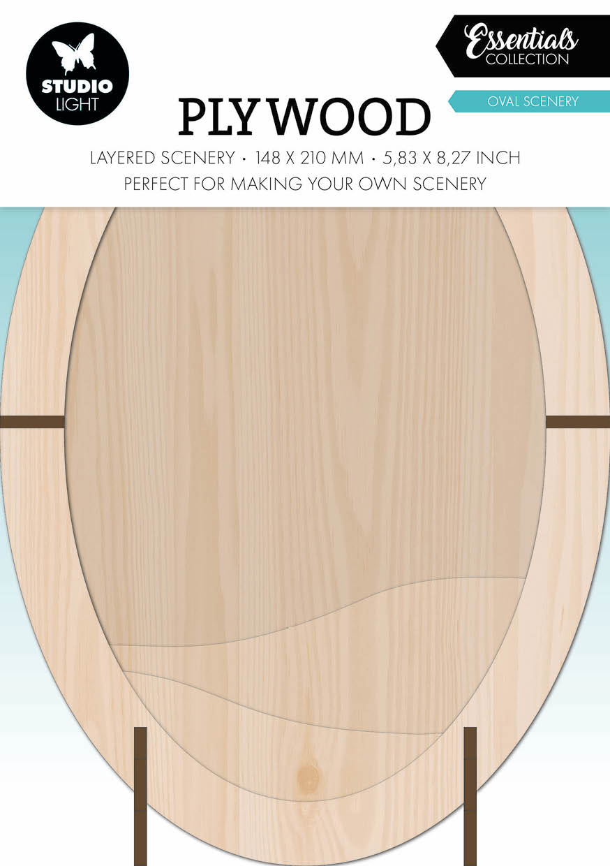 SL Plywood Oval Scenery Essentials 4 PC