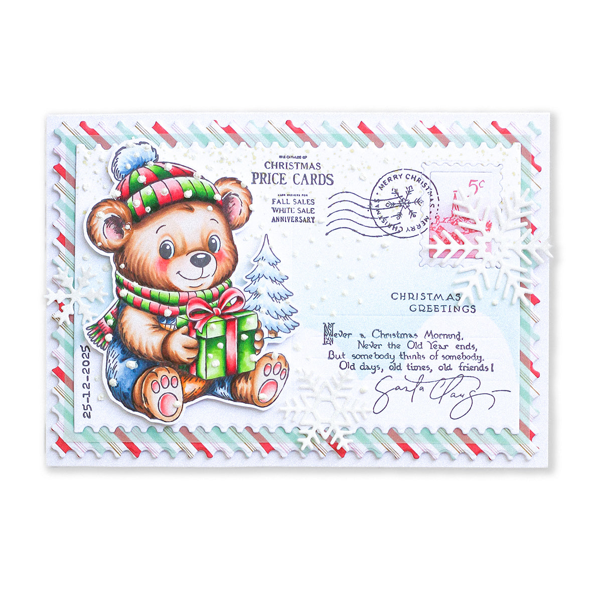 SL Clear Stamp Winter bear Essentials 74x105x1mm 1 Pieces